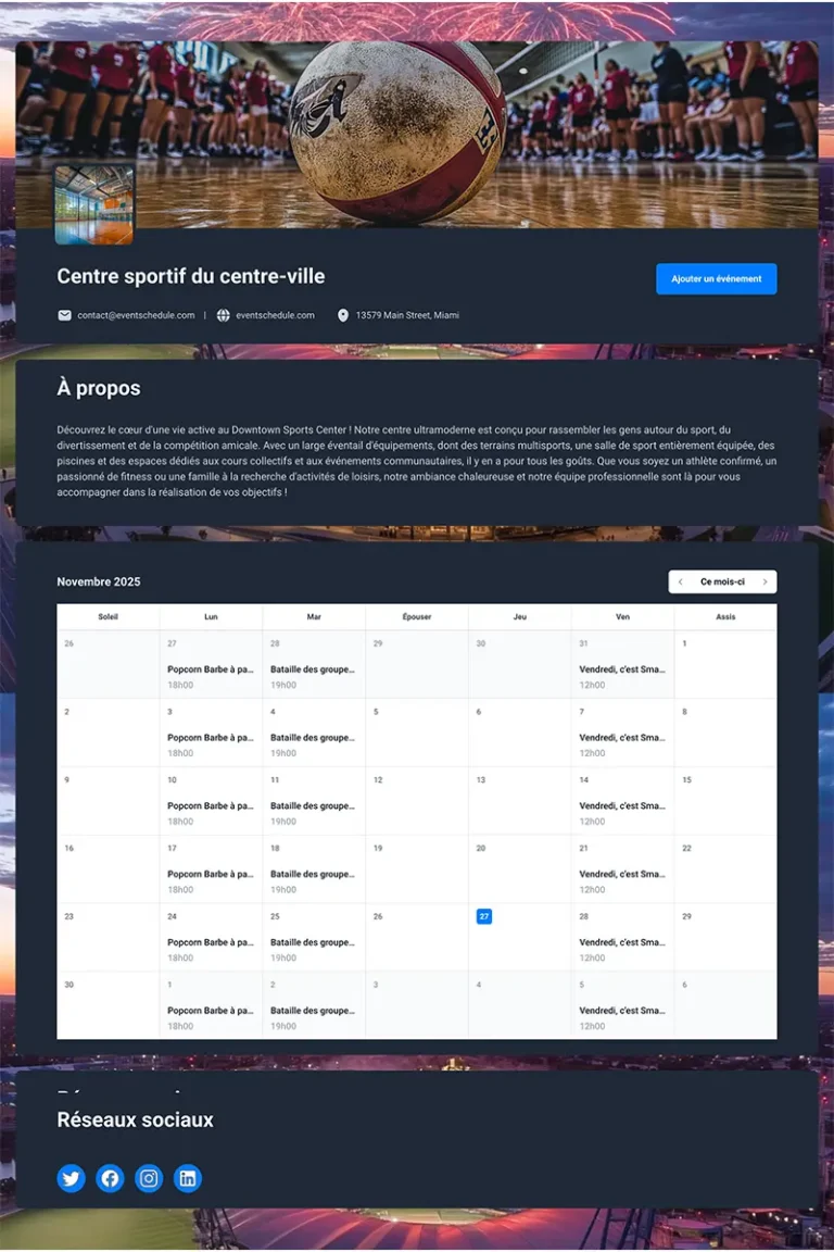 Exemple Calendrier Thierrylaval.dev 9
